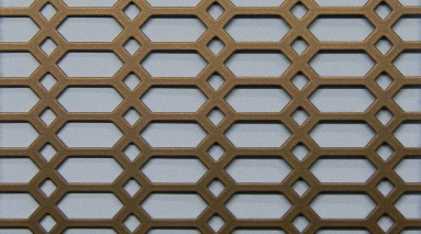 P.W. Cannon & Son Ltd - Copper Bronze Pattern No 52 Powder Coated Metal Sheets - Grilles for use in Radiator Covers, Cabinets and as Screening Panels