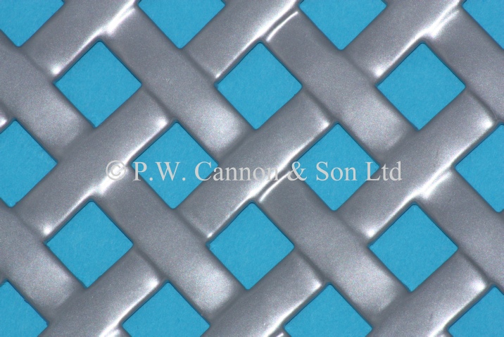Woven Effect Powder Coated Metal Sheet - Grilles for use in radiator covers, cabinets and as screening panels